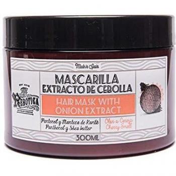 MI REBOTICA | Mascarilla Capilar Ultranutritiva Reparadora con Extracto de Cebolla Olor Cereza 300 ml | Vitaminas para el Cabello | Mascarilla Pelo | Fortalece y Estimula Cabello