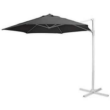 PAPILLON Sombrilla Jardin/Terraza Pie Lateral Cranberry diámetro 270 X 254