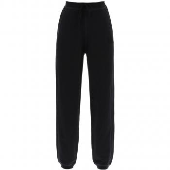 Ganni Women's Black Cotton French Terry Joggers Size S