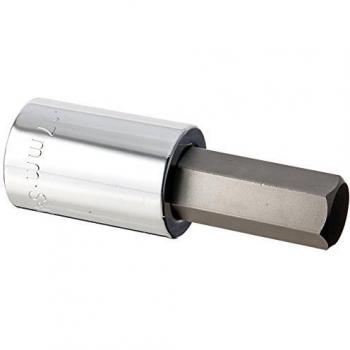 SK Hand Tool 41417 1/2-Inch Drive Hex Bit Socket, 17mm, Chrome