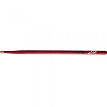 Zildjian Josh Dun Signature Hickory Drumsticks - Wood Tip - Red