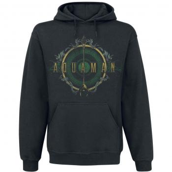 Aquaman Framed Trident FB Sudadera con Capucha Negro M