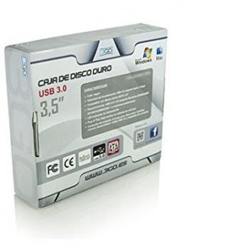 3GO HDD35BK312 caja para disco duro externo 3.5\ Negro - Disco duro en red