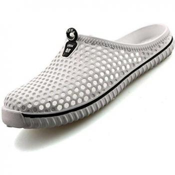 katliu Zapatillas de Jardín Mujer Hombre Zuecos Suave Ligeras Verano Sandalias de Piscina Transpirable Chanclas Antideslizante para Enfermería Trabajo Playa Piscina Gimnasio Baños