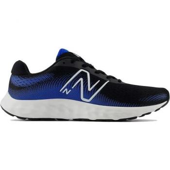 Zapatillas de running New Balance 520v8 azul/negro, características: diseño ligero y transpirable, suela de goma para mejor tracción, amortiguación Cush+ para mayor comodidad, plantilla extraíble, ideal para corredores principi
