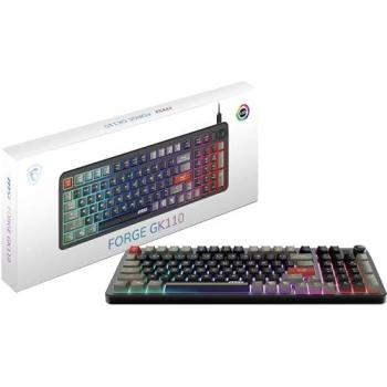Teclado Gaming MSI Forge GK110 Español con retroiluminación y teclas mecánicas