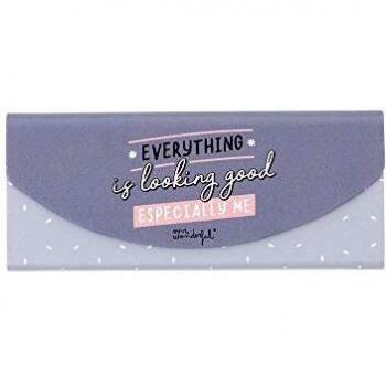 Mr; Wonderful Woa09165Em Funda De Gafas Plegable Everything Is Looking Good, Especially Me