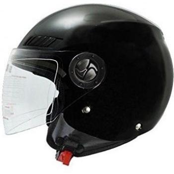 Shiro 128.0062010xs Casco Jet SH62, GS, Hombre, Negro, Extra-Small
