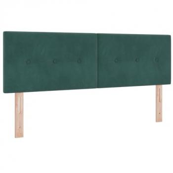 Cabecero LED Botoné Verde Oscuro 72 cm Terciopelo