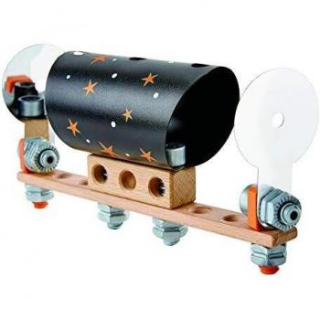 Hape E3034 Junior Inventor Optical Science Lab - Wooden Building Set with 7 Experiments