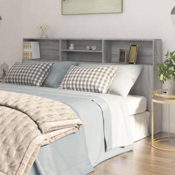 Cabecero con contenedor Sonoma Gris 200x19x103,5 cm