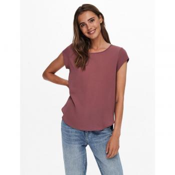 Only Women's Short Sleeve Round Neck Solid T-Shirt