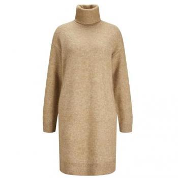 Vestido Mini de Punto con Cuello Vuelto Jxariella para Mujer - Color Incense, Talla L