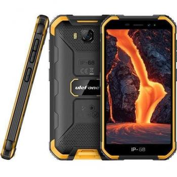 Ulefone Armor X6 Pro Orange 4G 5.0 HD Quad-Core 32GB ROM 4GB RAM 13MP Camera 4000mAh Battery IP68 Rugged Smartphone