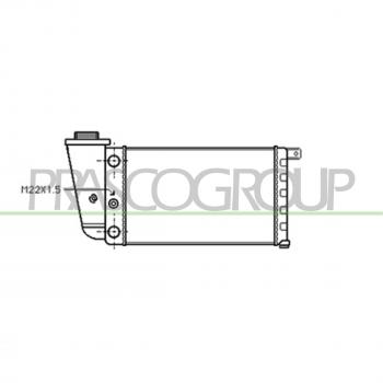 Radiador de refrigeración del motor PRASCO AB017R002 para FIAT, LANCIA y AUTOBIANCHI