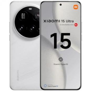 Xiaomi 15 Ultra Smartphone 5G Blanco 16GB RAM 512GB 6.73 AMOLED Snapdragon® 8 Elite 5410mAh