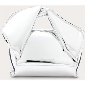 JW Anderson Metallic Gray Small Twister Shoulder Bag