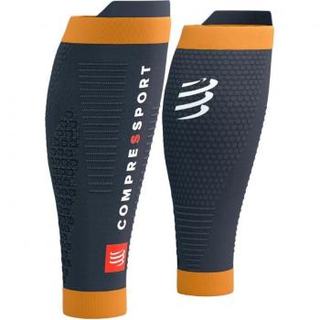Medias de compresión Compressport R2 3.0 negro naranja, Talla 3