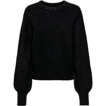 Jersey Textil Lifestyle marca Only modelo 15323962-Black para mujer en color negro