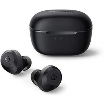 SoundPEATS T2 Auriculares inalámbricos con cancelación Activa de Ruido, Auriculares ANC con Modo Transparente, Bluetooth 5.1, 30 Horas de reproducción, Carga rápida USB-C, Controlador de 12mm