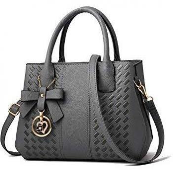 Jeniulet Bolsos para mujer Moda para mujer Cuero de PU con asa superior Bolsos de asas de hombro