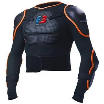 Parts 8.3 Gangsta – Chaqueta Hombre, Hombre, Color Negro/Naranja, tamaño S-M