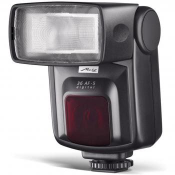 Metz Mecablitz 36 AF-5 Digital - Flash con zapata para Nikon, negro