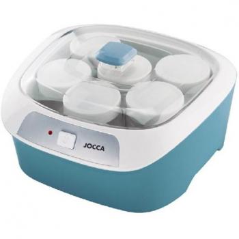 Yogurtera Jocca 1575 20W para 6 yogures con tarros de cristal de 170ml y control automático de temperatura