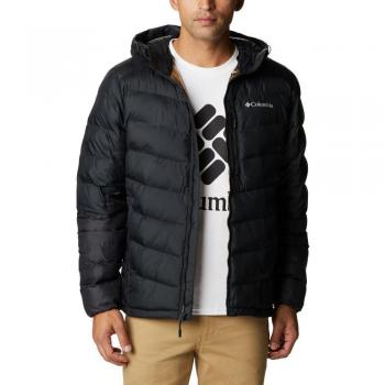 Columbia Men's Labyrinth Loop Hooded Black Down Jacket - XL