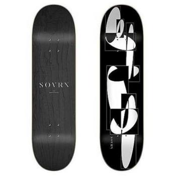 Sovrn Orca 8.0X31.85 Tabla de skate estampado, Adultos Unisex, Multicolor, Talla Única