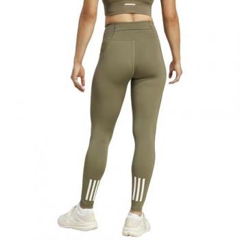 Mallas de running adidas Own The Run full length mujer verde oliv, ceñidas