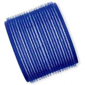 Rulos Adhesivos Efalock 78 mm, Color Azul, Paquete de 6 Piezas