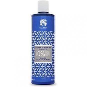 Válquer Profesional Champú Zero Silver Platinum. Sin sulfatos, sal ni siliconas. Cabellos blancos, grises y rubios, matizador 400 ml
