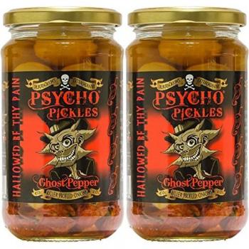 Psycho Onions - Ghost Pepper cebollas en escabeche tarros x2