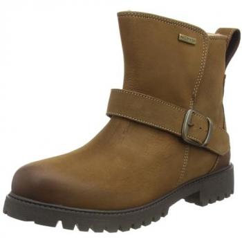 Hush Puppies Women's Wakely Tan Leather Ankle Boots