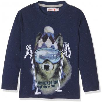 Bóboli 524135, Camiseta de Manga Larga para Niños, Azul