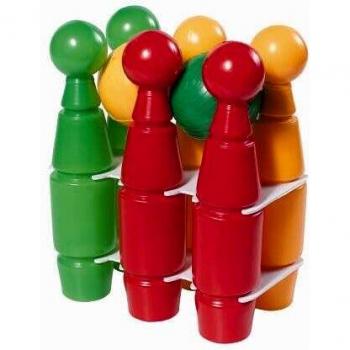Juego De Gioco Birill 6 Bolos
