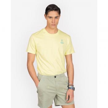 Harper & Neyer Waves - Camiseta amarilla para hombre