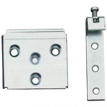 Amig Colgador Metálico para Módulos de Cocina y Baño Suspendidos, Armarios y Otros Muebles de Pared, Mod 5, de Acero Zincado, Kit de Soporte Oculto con Placa y Bastoncillo