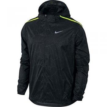 Nike Impossibly Light Crackled JKT - Chaqueta para hombre, color gris / verde / negro / plateado, talla XL