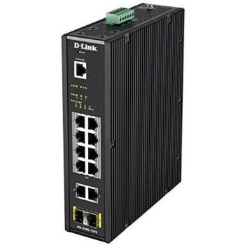 D-Link DIS-200G-12PS network switch Managed L2 Gigabit Ethernet (10/100/1000) Black Power over Ethernet (PoE)