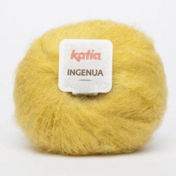 Katia INGENUA Lana para Tejer y Ganchillo - Ovillo de 50g, 140m, Color Aceituna (47), Agujas 5-5.5mm
