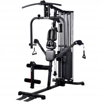 Multiestación Kettler Plus - Gimnasio en Casa Compacto con Bloque de Pesas de 80kg y Más de 30 Ejercicios Disponibles, Altura 2m