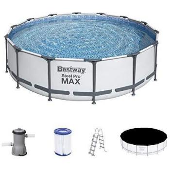 Piscina de Acero Bestway Steel Pro Max Ø427 x 107 cm con Filtro y Escalera