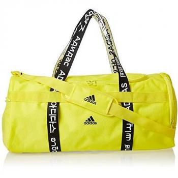 adidas 4athlts Duf M Gym Bag, Unisex Adulto, Shock Yellow/White/Black, NS