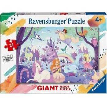 Ravensburger Puzzle Gigante de Suelo 24 Piezas - Summer & Todd, Unicornios y Spiderman