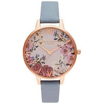 Olivia Burton Reloj Analógico para Mujer de Cuarzo con Correa en Piel OB16EG132
