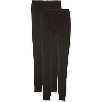New Look 2 Pack, Leggings para Mujer, Negro, 18W x 32L