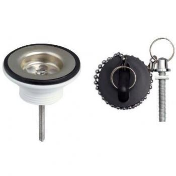 Wirquin SP174 - Válvula lavabo con tapon negro