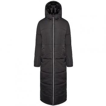 Dare 2B - Chaqueta Acolchada Reputable para Mujer, longitud completa, color negro, talla 12 UK
